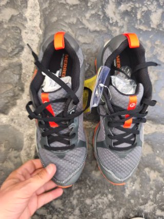 Scarpe Merrell uomo grigie/arancioni taglia 43