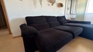 Sofá Chaiselongue Negro
