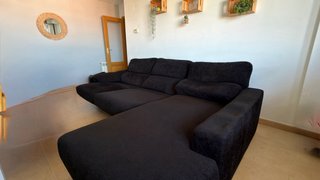 Sofá Chaiselongue Negro