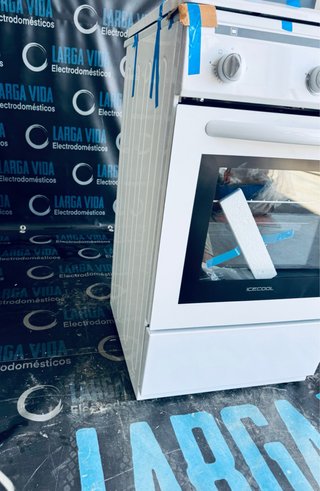 543.Cocina Gas con Horno Nueva Sin Tara 4 Fuegos