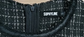 Camiseta SOPHYLINE tipo Chanel cuadros