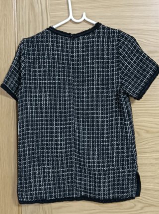 Camiseta SOPHYLINE tipo Chanel cuadros