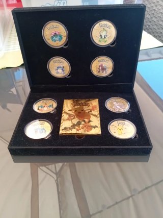 Monedas Pokémon Doradas