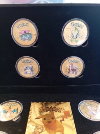 Monedas Pokémon Doradas