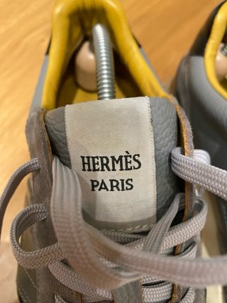 Hermes Zapatillas Grises Talla 40