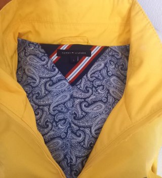 Giubbino donna Tommy Hilfiger giallo