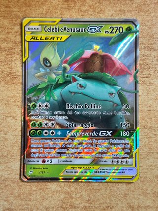 Celebi & Venusaur GX 1/181 - Team Alleati