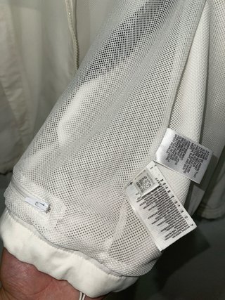 Chaqueta Adidas Real Madrid Blanca y Dorada