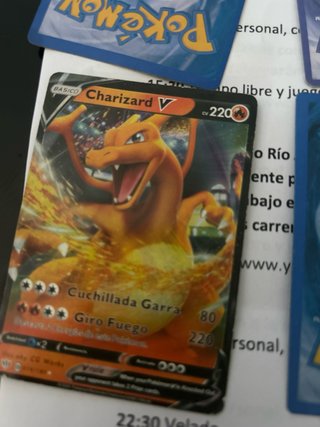 7 Cartas Pokémon: Charmander, Mew V, Xerneas, Char