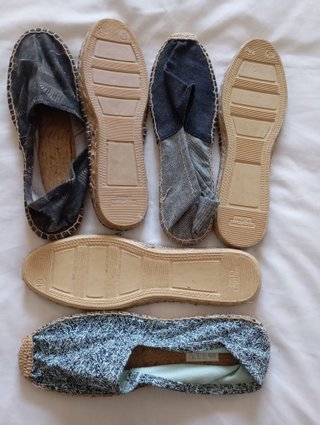 Alpargatas, zapatillas de esparto (yute) 42