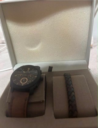 Reloj Fossil Hombre Marrón y Negro
