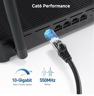 Pack 5 Cables Internet RJ45 Cat 6