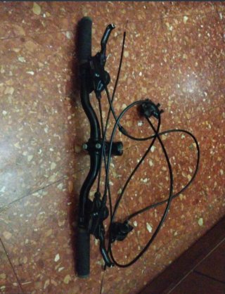 Manillar completo bici con frenos