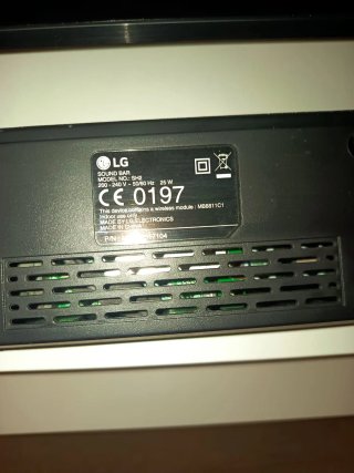 Barra de sonido LG negra