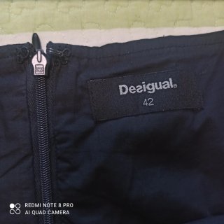 Minifalda Desigual bordada.