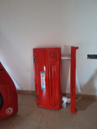 Cama infantil coche rojo