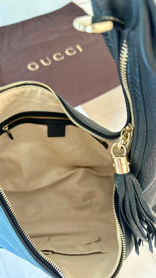 Borsa Gucci Soho Hobo Grande in Pelle