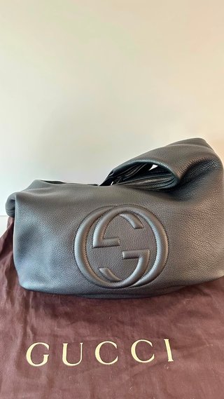 Borsa Gucci Soho Hobo Grande in Pelle