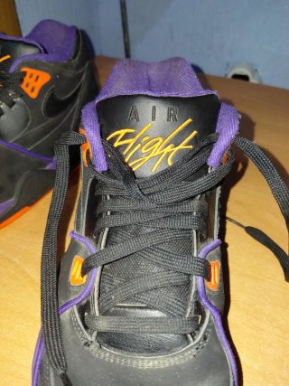 Tenis Nike Air Flight Negro/Morado