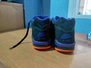 Tenis Nike Air Flight Negro/Morado