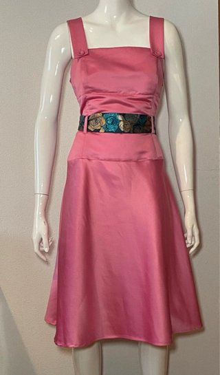 Vestito Adolfo Domínguez Rosa Satin Taglia M