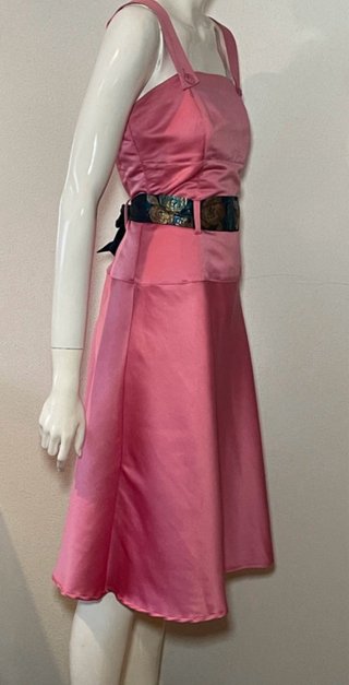 Vestito Adolfo Domínguez Rosa Satin Taglia M