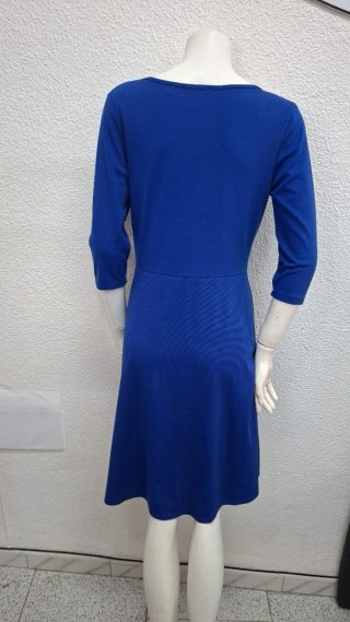 Vestido azul de media manga