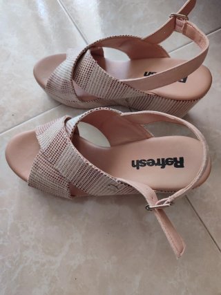 Cuñas Refresh Beige y Rosa
