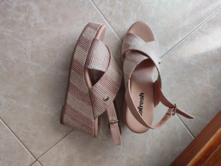 Cuñas Refresh Beige y Rosa