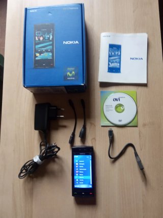 Nokia X6 Táctil (Vintage) - Negro (ver 10 fotos)