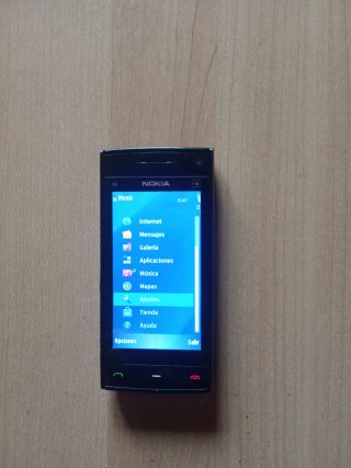 Nokia X6 Táctil (Vintage) - Negro (ver 10 fotos)