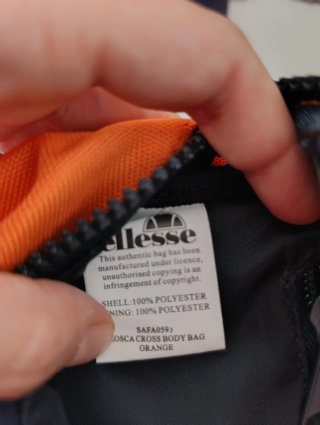Riñonera Ellesse Naranja Sin Usar