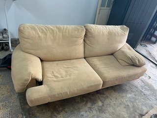 Son 2 sofá Sofá 2-3 plazas beige tela