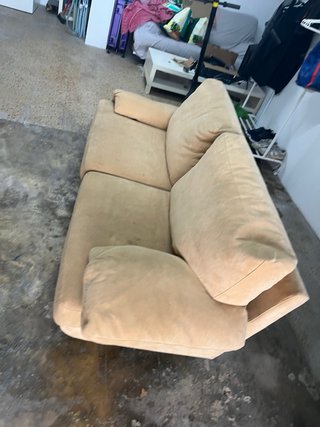 Son 2 sofá Sofá 2-3 plazas beige tela