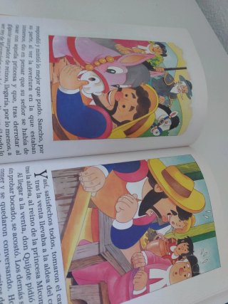 Don Quijote de la Mancha ilustrado para niños