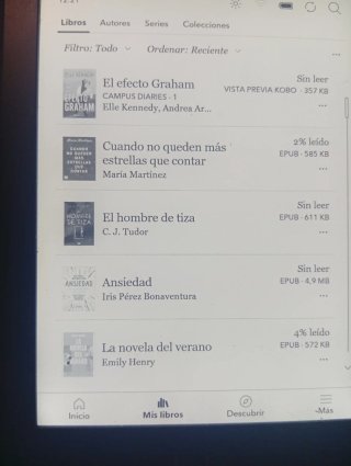 Kobo Clara 2E Lector Ebook Negro