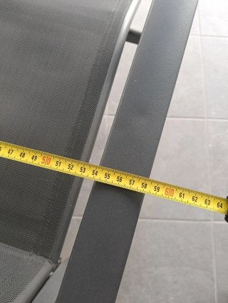 6 Sillas Terraza Apilables Metal Gris