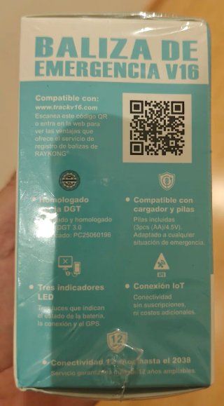 Baliza V16 raykong Geolocalizable DGT 3.0