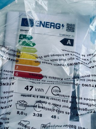 546.Lavadora Brandt Carga Superior 8 kilos Nueva