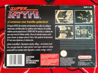 Super R-Type SNES PAL (Manuale e Scatola)