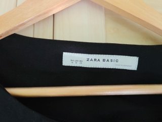Vestido negro Zara Basic