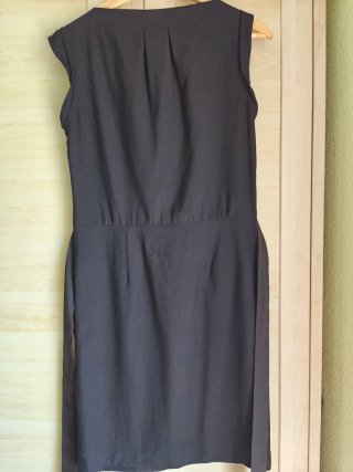 Vestido negro Zara Basic