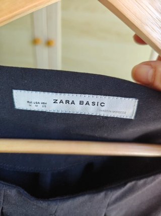 Vestido negro Zara Basic