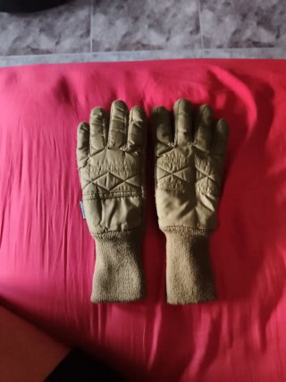 Guantes Ejército Tierra Vintage Verde Oliva