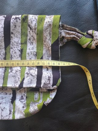 Bolso de verano tela estampado rayas