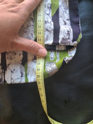 Bolso de verano tela estampado rayas