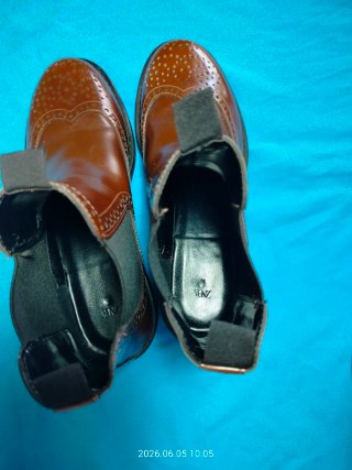 Botas Chelsea Zara Marrón Brogue T39