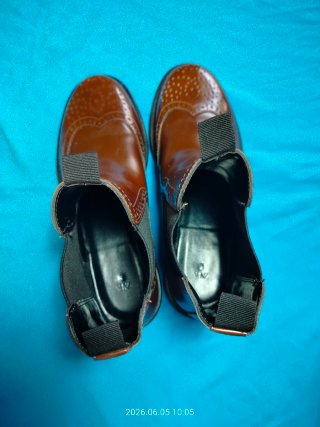 Botas Chelsea Zara Marrón Brogue T39