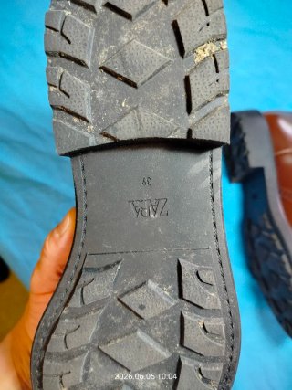 Botas Chelsea Zara Marrón Brogue T39