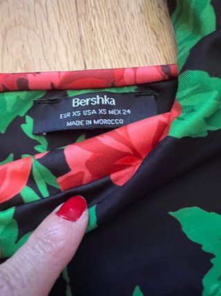 Top floral Bershka XS